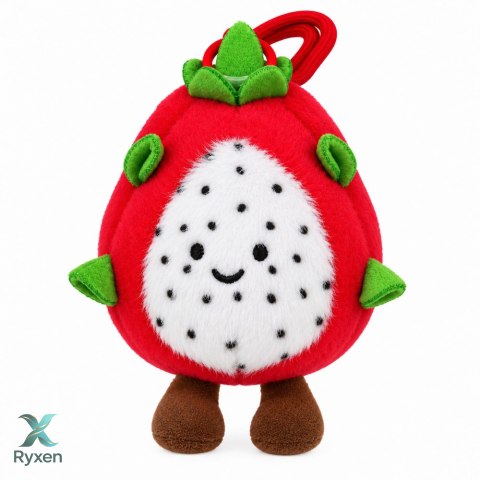 Pluszowy Brelok Smoczy Owoc Pitaya Maskotka Z Karabińczykiem 12 cm