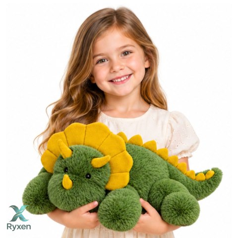 Pluszowy Dinozaur Przytulanka Maskotka Długie Łapy Zielony 60cm