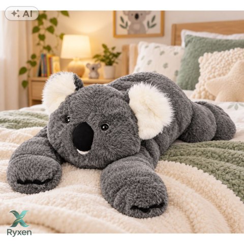 Pluszowy Koala Przytulanka Maskotka Długie Łapy Szary 60cm
