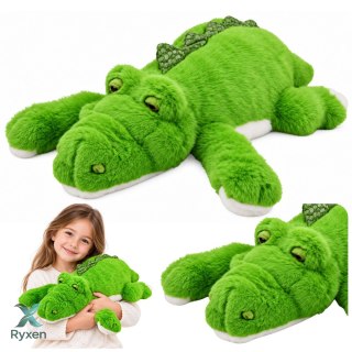 Pluszowy Krokodyl Maskotka Przytulanka Obciążeniowe Łapki Zielony 45 cm