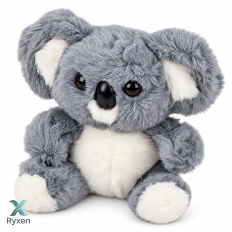 Pluszowy Miś Koala Maskotka Przytulanka Miękki Szary 23 cm