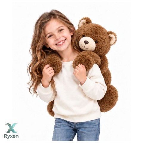 Pluszowy Niedźwiedź Przytulanka Maskotka Długie Łapy Brązowy 60cm