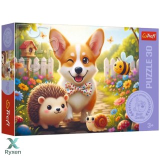 Puzzle - 30 - Dzień z Corgim - Trefl 18347
