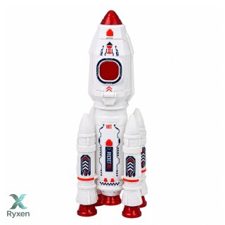 Zestaw Kosmiczny Rakiety Wahadłowiec Moduł Astronauci Światła Dźwięki