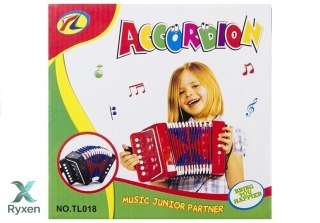 Akordeon Dla Dzieci Instrument Muzyczny Harmonia Melodie Czarny