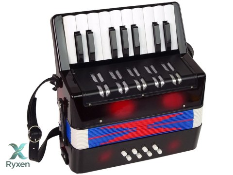 Akordeon Instrument Muzyczny Dla Dzieci Muzyka Czarny