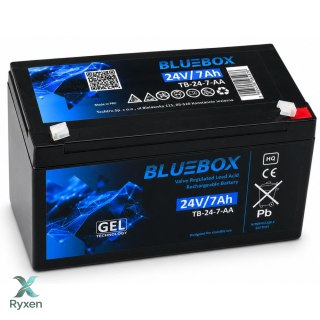 BLUEBOX Akumulator Żelowy VRLA AGM 24V7Ah Do Auta Na Akumulator