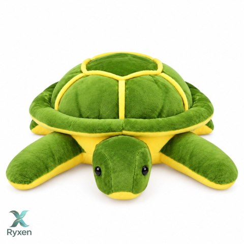 Duży Pluszowy Żółw Maskotka Przytulanka Miękki Żółto-Zielony 65cm