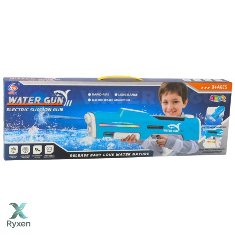 Elektryczny Automatyczny Karabin Pistolet Na Wodę Biały 1000ml 61cm
