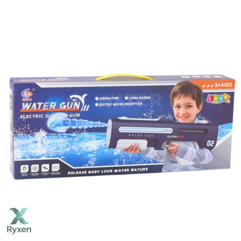 Elektryczny Automatyczny Pistolet Karabin Na Wodę Szary 42cm