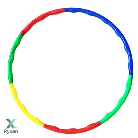 Hula Hop Z Wypustkami Do Ćwiczeń Zabawy Składane Kolorowe 8el