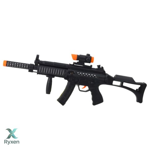 Karabin Maszynowy Zabawkowy Światła Dźwięki Czarny 62cm
