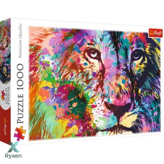 Puzzle 1000 - Kolorowy Lew Trefl 10707