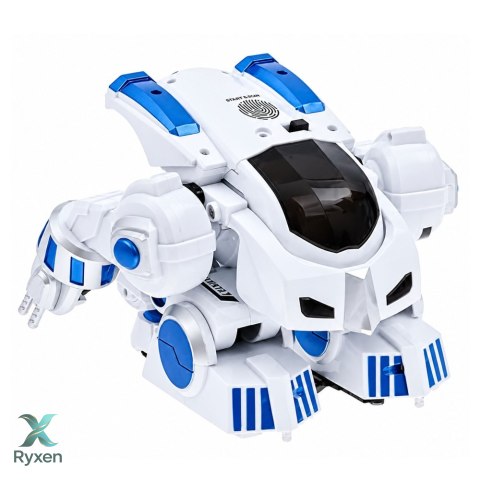 Robot Interaktywny 2w1 Zdalnie Sterowany Auto Taniec Odcisk Palca LED K4