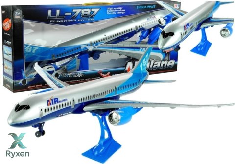 Samolot Pasażerski Air Super 787 Napęd Frykcyjny Stojak Ekspozycyjny 69cm