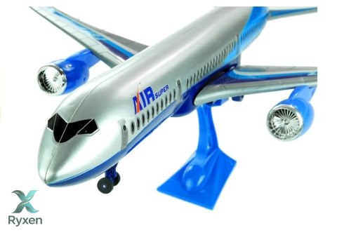 Samolot Pasażerski Air Super 787 Napęd Frykcyjny Stojak Ekspozycyjny 69cm