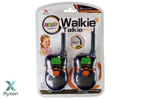 Walkie Talkie Krótkofalówki Zasięg 100 m Granatowe Dla Dzieci