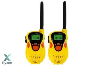 Walkie Talkie Krótkofalówki Zasięg 100 m Żółte Dla Dzieci