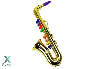 Zabawkowy Saksofon instrument w kolorze złotym