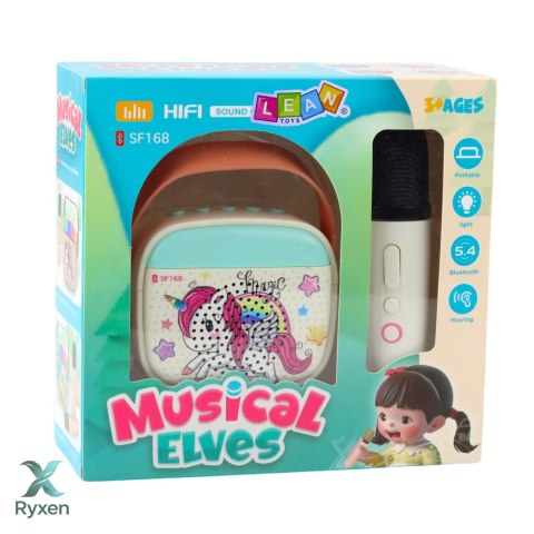 Zestaw Do Karaoke Dla Dzieci Z Jednorożcem Mikrofon Bluetooth