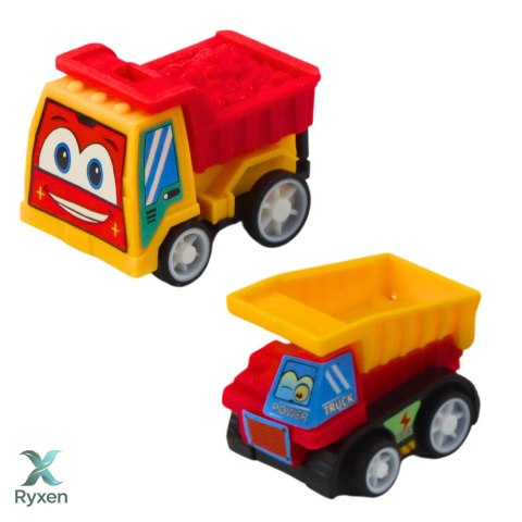 Zestaw Mini Autka Budowlane Z Napędem W Torebce 6szt.