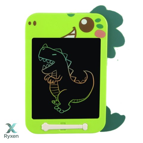 Znikopis Tablica Do Rysowania Pisania LCD Rysik Dinozaur Zielony