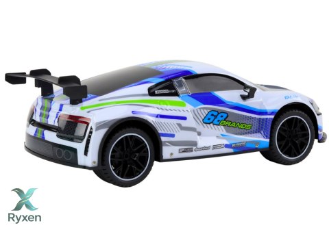 Auto Sportowe Zdalnie Sterowane RC 1:10 25km/h Światła Biały