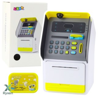 Bankomat Sejf Skarbonka Kod PIN Karta Bankomatowa Żółty