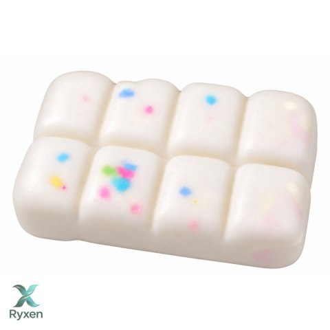 Gniotek Sensoryczny Chrupiąca Tabliczka Czekolady Pudełko Biała 8cm
