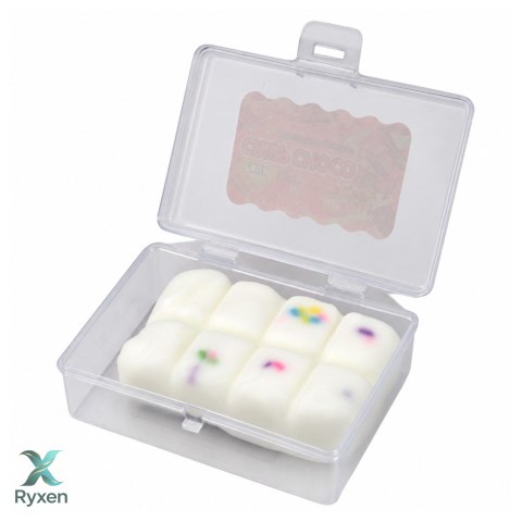 Gniotek Sensoryczny Chrupiąca Tabliczka Czekolady Pudełko Biała 8cm
