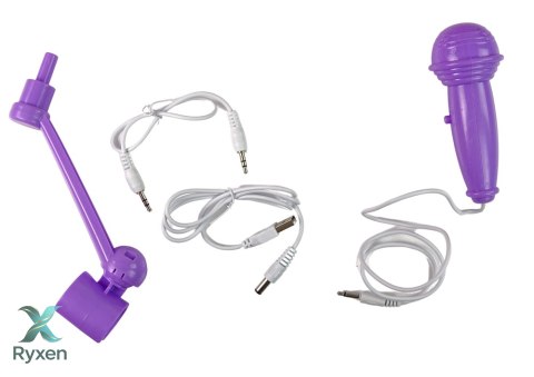 Interaktywne Duże Różowe Pianino Keyboard Mikrofon MP3