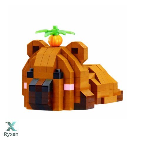 Klocki Konstrukcyjne Kapibara Figurka 3D 204 - 263 el.