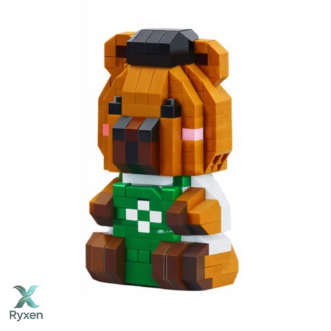 Klocki Konstrukcyjne Kapibara Figurka 3D 204 - 263 el.