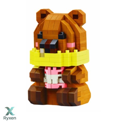 Klocki Konstrukcyjne Kapibara Figurka 3D 204 - 263 el.