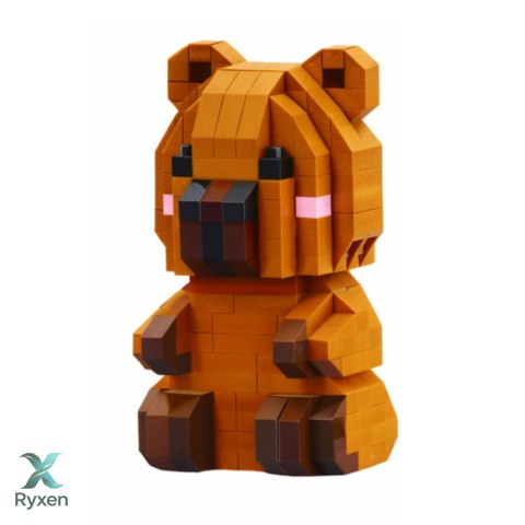 Klocki Konstrukcyjne Kapibara Figurka 3D 204 - 263 el.