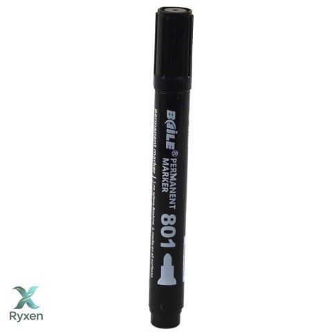 Marker Permanentny Wodoodporny Czarny 2,5-4,5 mm