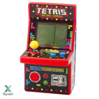 Mini Automat Do Gry Tetris Retro 49 Gier 1676 Poziomów Czerwony