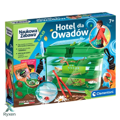 Naukowa Zabawa Laboratorium Hotel Dla Owadów Faunarium Narzędzie do Łapania Owadów Język Polski Clementoni 50399