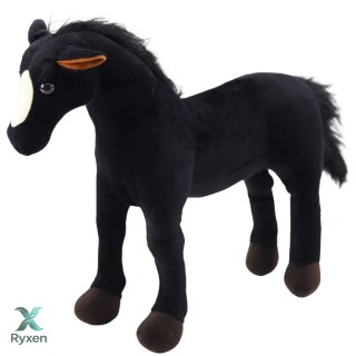 Pluszowy Koń Pluszak Maskotka Przytulanka Czarny 40cm x 37cm