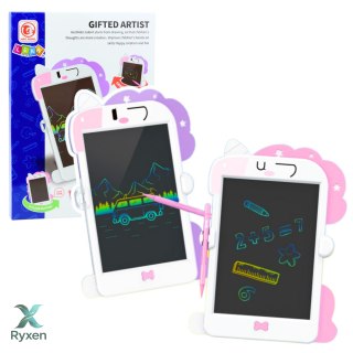 Tablica Do Rysowania Pisania LCD Rysik Jednorożec Różowa