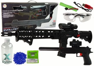 Karabin Pistolet na Kulki Wodne Akcesoria Czarny