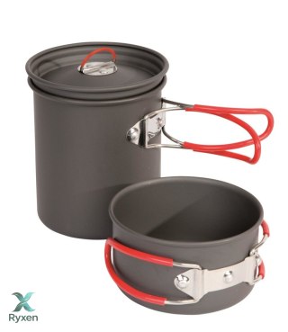 Garnki turystyczne ZESTAW 2-częściowy aluminium EXPLORER I Bo Camp