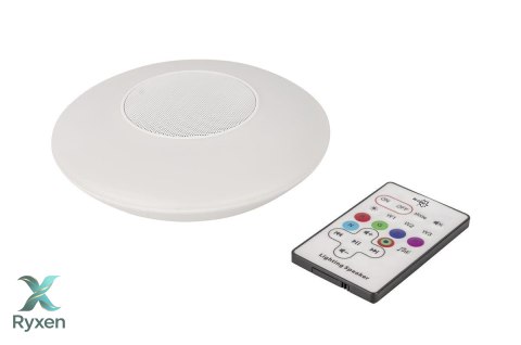 Lampa wisząca 200 lumenów AUREOLA z głośnikiem na pilota Bo Camp