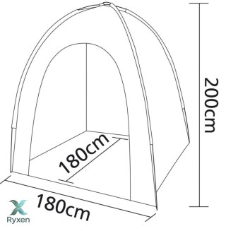 Namiot na ROWERY 180x180x200cm Bo Camp