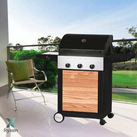 Grill gazowy stacjonarny CADAC WOODY Entertainer z bocznym palnikiem CADAC