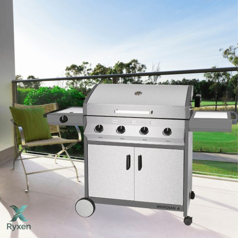 Grill gazowy stacjonarny MERIDIAN 4 ze stali nierdzewnej CADAC