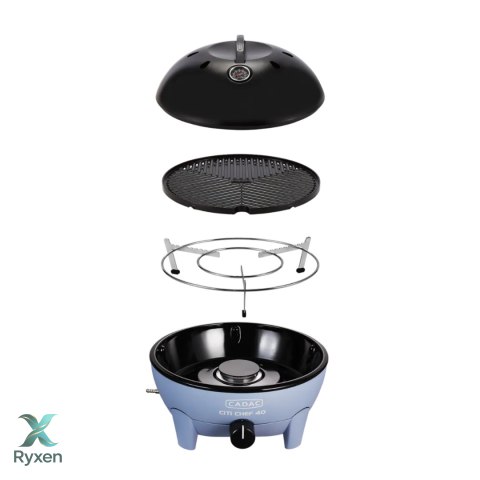 Grill gazowy stołowy CADAC City Chef 38,5cm BŁĘKITNY CADAC