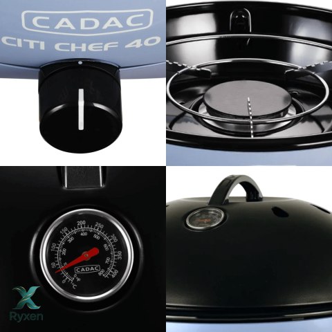 Grill gazowy stołowy CADAC City Chef 38,5cm BŁĘKITNY CADAC
