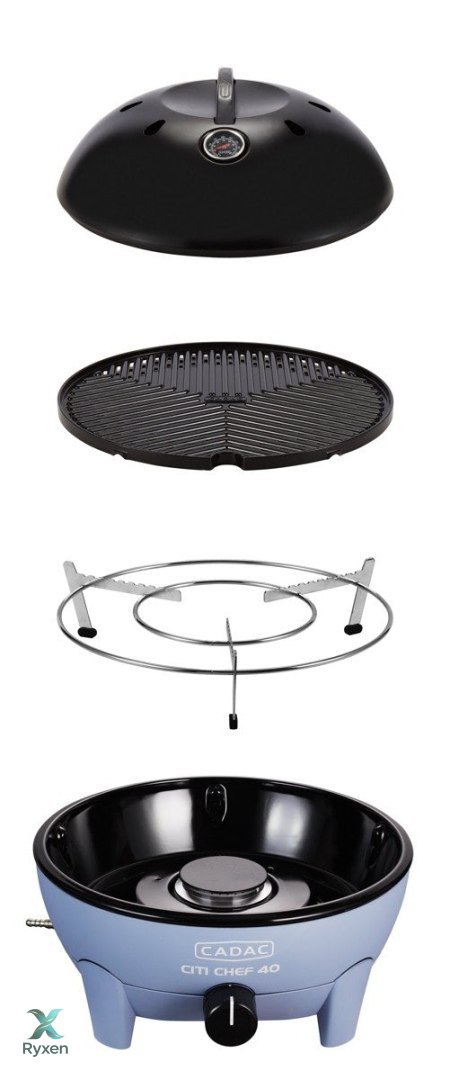 Grill gazowy stołowy CADAC City Chef 38,5cm BŁĘKITNY CADAC