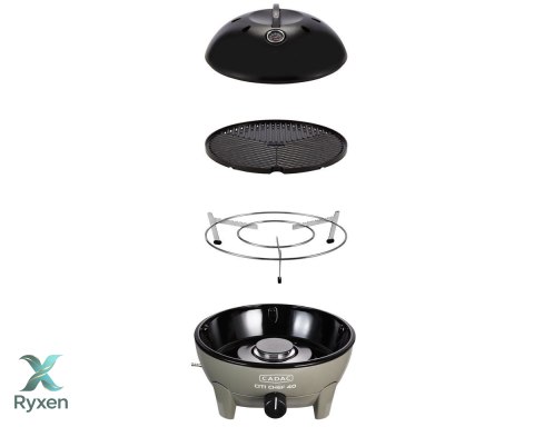 Grill gazowy stołowy CADAC City Chef 38,5cm ZIELONA OLIWKA CADAC